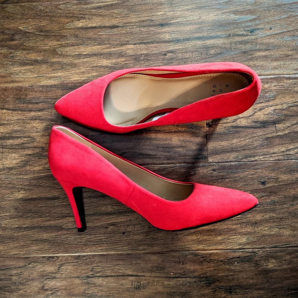 NWOT A New Day Red Heels